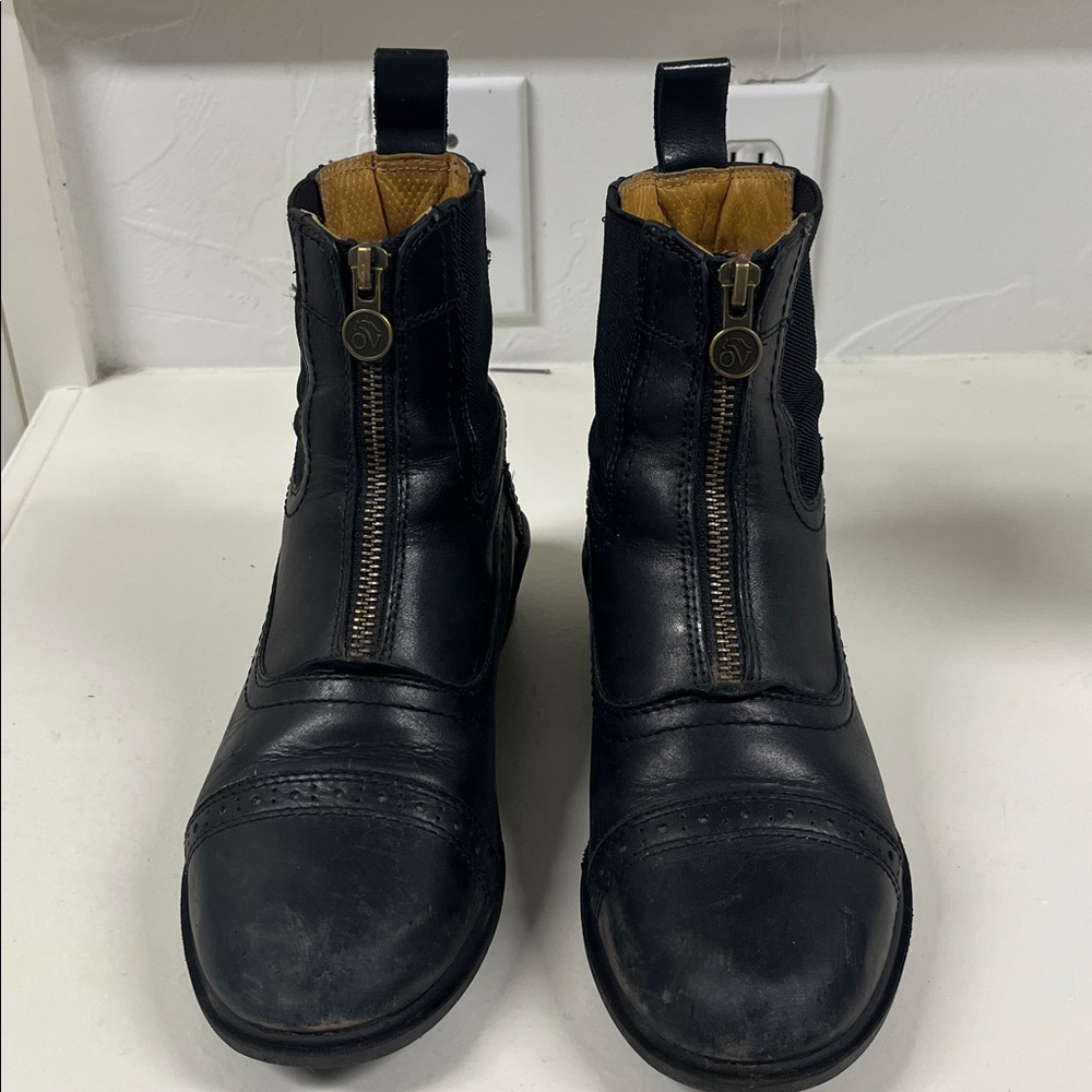 Ovation Black Riding Paddock Boots